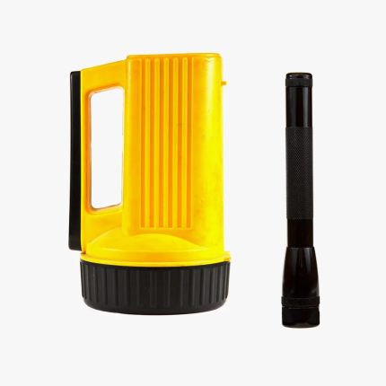 A pair of torch lights