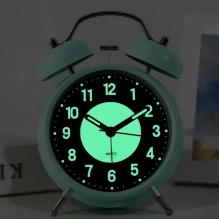 Bronze Perfect Kids' Bedroom Alarm Clock with Radium Light